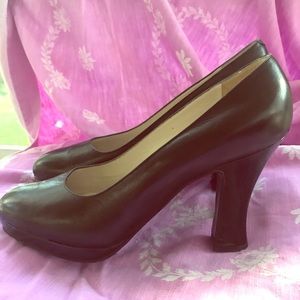 Authentic Chanel platform pumps